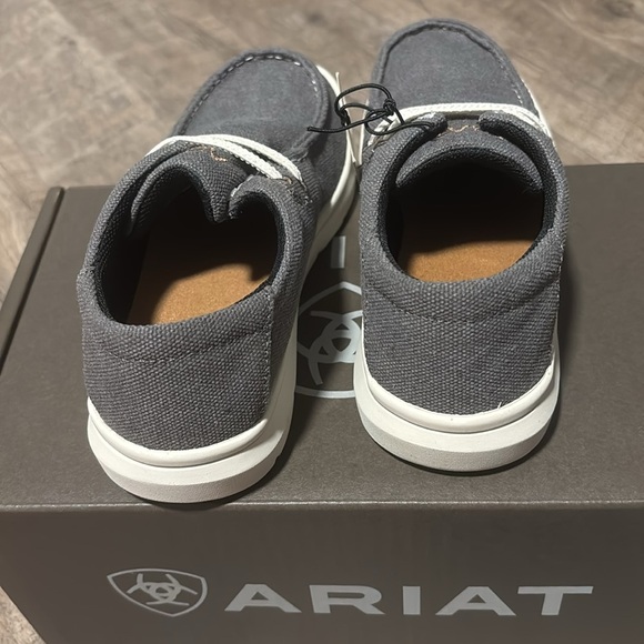 Ariat Hilo Washed Black,FLX Foam sole,cushion insole,no tie lace,slip on loafers - Picture 4 of 10